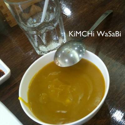 ซุปฟักทองร้อนๆ ที่ ร้านอาหาร Special K