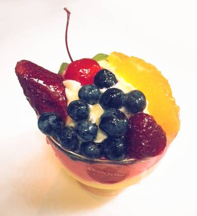 เค้กผลไม้ ที่ ร้านอาหาร Okashi By Poonni Festival Walk