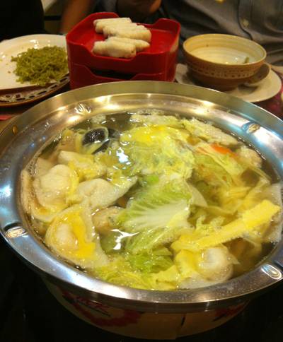 จะสุกแล้วเตรียมทานได้เลยค่ะ ^^ ที่ ร้านอาหาร MK Restaurants Fortune Town