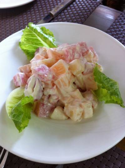Fruits Salad ที่ ร้านอาหาร Charcoa House Fruits Salad ที่ ร้านอาหาร Charcoa House