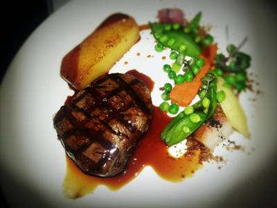 Wagyu Beef Sirloin ที่ ร้านอาหาร Sirocco