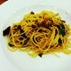 Spaghetti With bacon And Black Olive ที่ ร้านอาหาร The Village Garden Restaurant