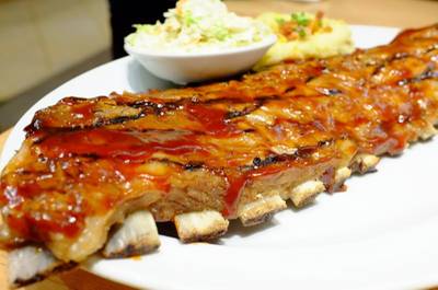  The original baby back ribs ที่ ร้านอาหาร Tony Roma's Siam Paragon