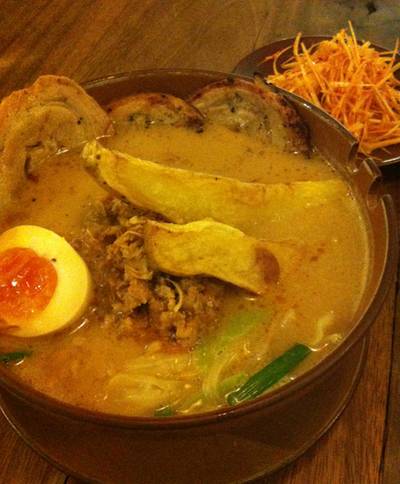 H Yasai Aburi & Top Kara Negi ที่ ร้านอาหาร Ramen Misoya