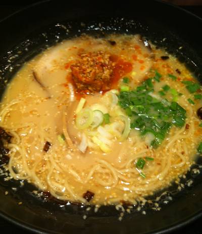 Kara Kara Tonkatsu Ramen ที่ ร้านอาหาร Chabuton Ramen Central Rama 9