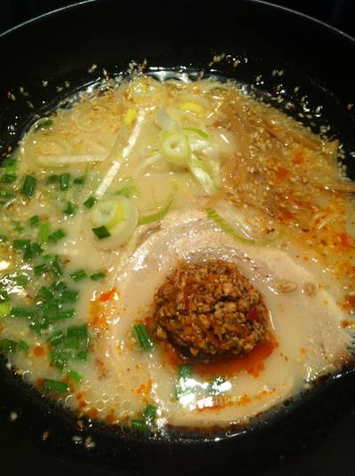 Kara Kara Shio Tonkatsu Ramen ที่ ร้านอาหาร Chabuton Ramen Central Rama 9