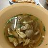 เกาเหลาเซี่ยงจี้+ไส้+ตับ ที่ ร้านอาหาร ก๋วยจั๊บมิสเตอร์โจ