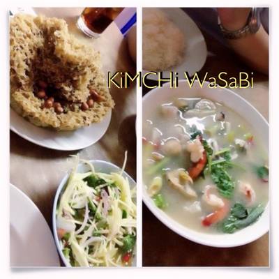 ปลาดุกฟู กับโป๊ะแตก ที่ ร้านอาหาร ร้านเจ้ติ๊กปลาดุกฟู