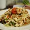 ส้มตำ ตำไทย ตำปู ตำลาว ตำผลไม้ อร่อยมาก ที่ ร้านอาหาร ม่วนใจ๋ ปลาจุ่ม