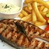 Salmon stake สมุนไพร กินกับซอสทาท่า... เด็ดที่สุด!