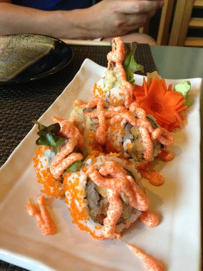 Spider Rolls ที่ ร้านอาหาร Kumo Fuze