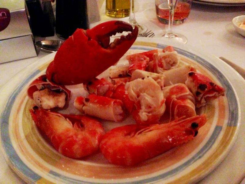Seafood On Ice ที่ ร้านอาหาร Cafe de nimes Grand sukhumvit bangkok hotels