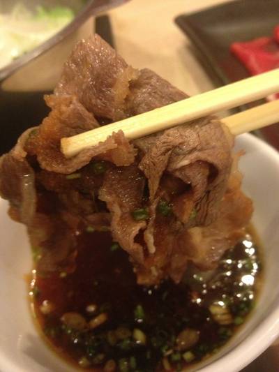 น้ำจิ้มบอนซึ ออกหวานไปหน่อย ที่ ร้านอาหาร Kagonoya Mega Bangna