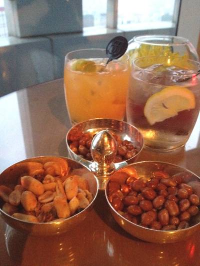 Cocktails ที่ ร้านอาหาร Red Sky