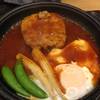 แฮมเบอร์หมูกะทะร้อน ที่ ร้านอาหาร Yayoi The Mall Ngamwongwal