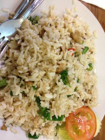 ข้าวคลุกปลาทู ที่ ร้านอาหาร Bangkok Café ที่ Big-C ราชดำริ