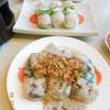 ข้าวเกรียบปากหม้อหมูสับ กะ ปอเปี๊ยะกุ้งสด ที่ ร้านอาหาร Viet Cuisine Central พระราม 3
