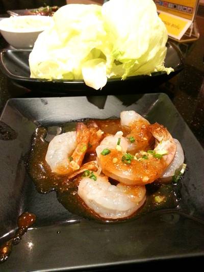 กุ้งตัวเล็ก ที่ ร้านอาหาร Aka Ushi สาขาเมเจอร์รัชโยธิน