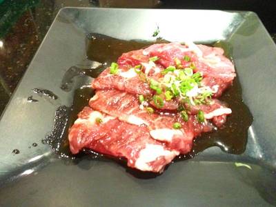 ถ้าจำไม่ผิด อันนี้คือเนื้อฮารามิ ที่ ร้านอาหาร Aka Ushi สาขาเมเจอร์รัชโยธิน