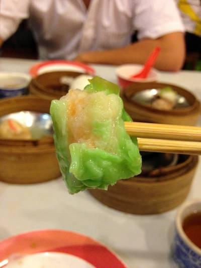 Ebi Shumai ที่ ร้านอาหาร โชคดีติ่มซำ จุฬา ซอย 12 Ebi Shumai ที่ ร้านอาหาร โชคดีติ่มซำ จุฬา ซอย 12