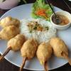 กุ้งพันชานอ้อย ที่ ร้านอาหาร เฮือนธารา