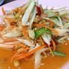 ตำไทยเม ที่ ร้านอาหาร ส้มตำแซบเว่อร์