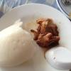 ขาหมูกับหมั่นโถว ที่ ร้านอาหาร แม่สลองวิลล่า