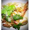กุ้งกระเทียมพริกไท ที่ ร้านอาหาร ลาบ 11