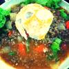 ราดหน้าเนื้อสับ ที่ ร้านอาหาร ศิริวรรณหอยทอด
