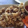 หมึกทอดกระเทียม ที่ ร้านอาหาร ร้านอาหารบางแปซีฟู๊ด