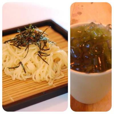 ซารุราเมน + ชาเขียวเย็น ที่ ร้านอาหาร คิวซัง ราเมน