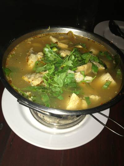 ต้มแซ่บกระดูกหมู 130 บาท ที่ ร้านอาหาร Heap Cafe & Restaurant
