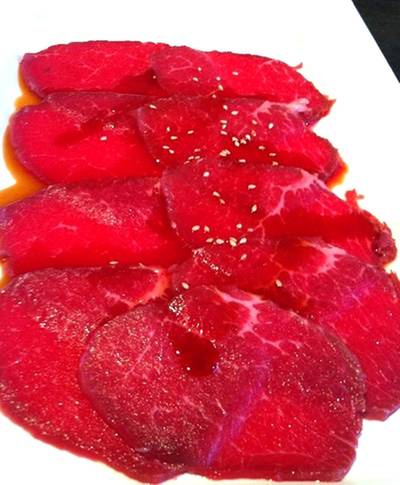 เนื้อสัน ที่ ร้านอาหาร King Kong Yakiniku Buffet หลังสวน