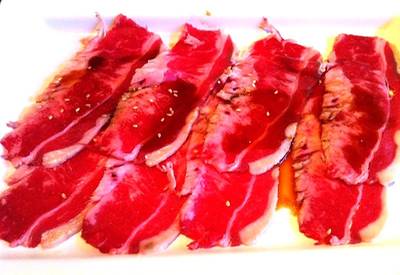 เนื้อติดมัน ที่ ร้านอาหาร King Kong Yakiniku Buffet หลังสวน
