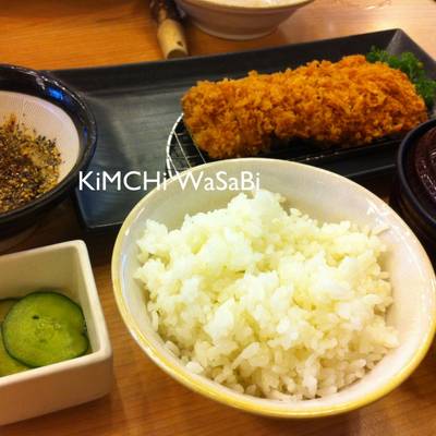 เซ็ตหมูสันใน ที่ ร้านอาหาร Saboten Siam Paragon