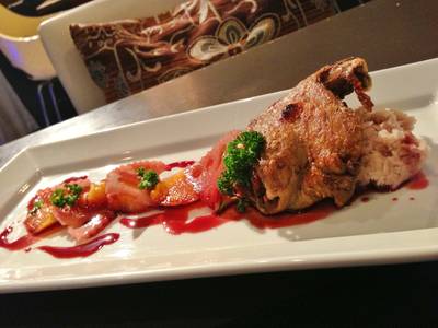 เป็ดร่อนทอดกรอบ ที่ ร้านอาหาร Kitchen & More than I can say