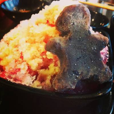 น้ำแข็งไสอิวาไอเมะ ที่ ร้านอาหาร Evaime Shabu Shabu Siam Discovery Center