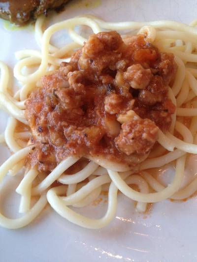 Meat Sauce Spagetti ที่ ร้านอาหาร Sky Lounge Baiyoke 1