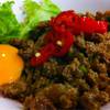 ก๋วยเตี๋ยวแห้งเนื้อสับ ที่ ร้านอาหาร อาเล็ก ราชวงศ์