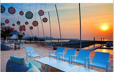 บรรยากาศ ที่ ร้านอาหาร Tree@sea รวยเรือนแพ ฉะเชิงเทรา
