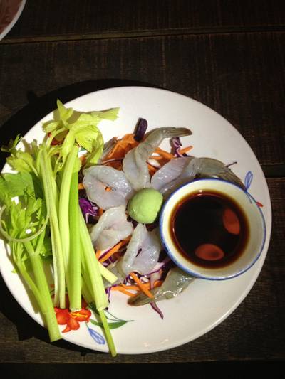 กุ้งวาซาบิๆๆๆๆ ที่ ร้านอาหาร Honeymoon