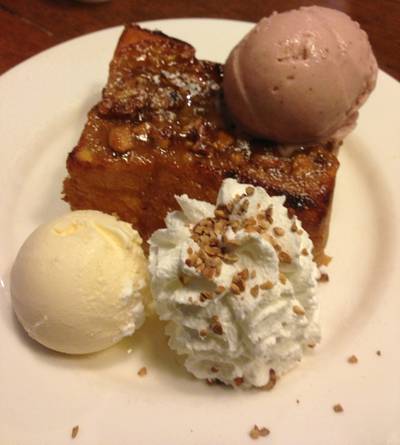 StickyToffee Toast ที่ ร้านอาหาร After You Dessert Cafe La Villa