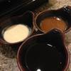 น้ำจิ้ม 3 อย่าง ที่ ร้านอาหาร Shabu Samurai (ชาบู ซามูไร)