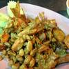 กุ้งกระเทียม ที่ ร้านอาหาร ร้านน้อยลาบเป็ด