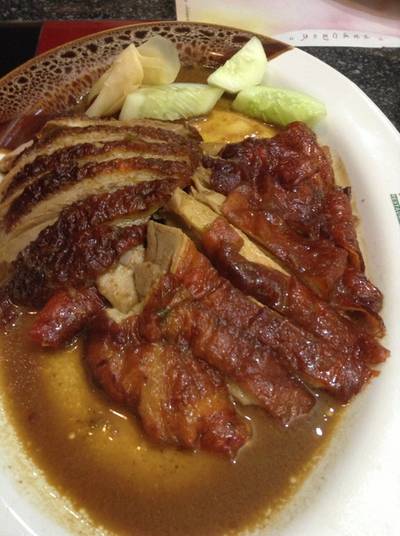 เป็ดย่าง ที่ ร้านอาหาร MK Restaurants เดอะมอลล์ท่าพระ