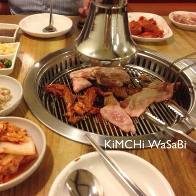 ปิ้งหมูๆ ที่ ร้านอาหาร Kwang Han Roo