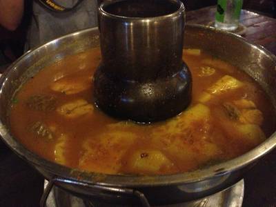แกงส้มเนื้อปลาสัปปะรด ที่ ร้านอาหาร ปากน้ำซีฟู้ด