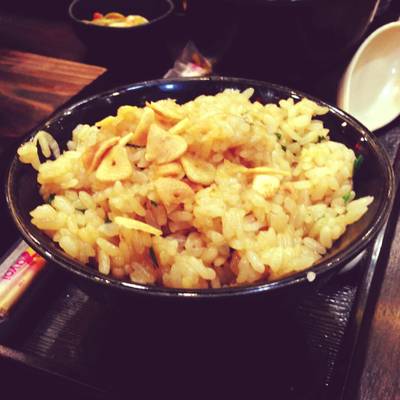 ข้าวผัดกระเทียม ที่ ร้านอาหาร Yayoi Central Pinklao ข้าวผัดกระเทียม ที่ ร้านอาหาร Yayoi Central Pinklao