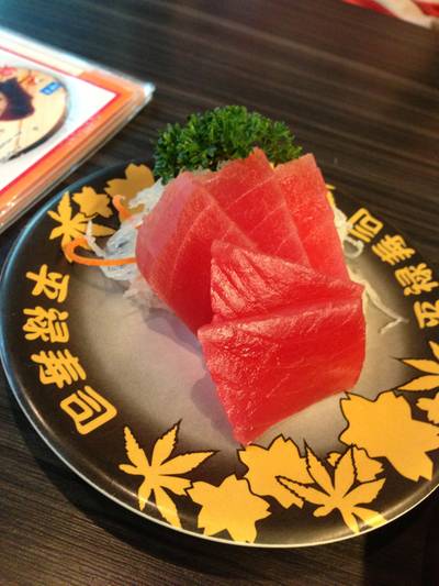 Makuro Sashimi ที่ ร้านอาหาร Heiroku Sushi Digital Gateway Makuro Sashimi ที่ ร้านอาหาร Heiroku Sushi Digital Gateway