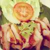 คอหมูย่าง ที่ ร้านอาหาร ไก่ย่างเสือใหญ่ (รัชดา 36)